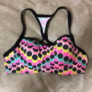 VSX polka dot sports bra